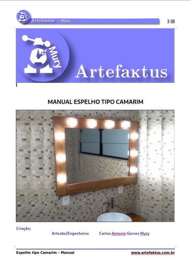 Artefaktus Espelho Camarim Manual