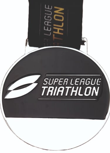 Super League Triathlon Winners Medal
