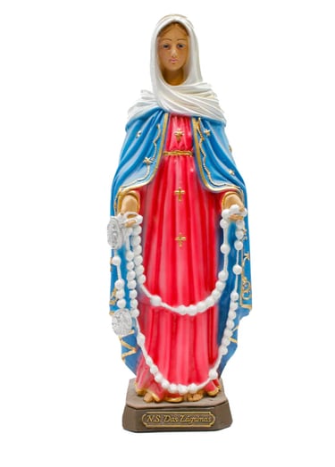 Nossa Senhora das Lágrimas resina