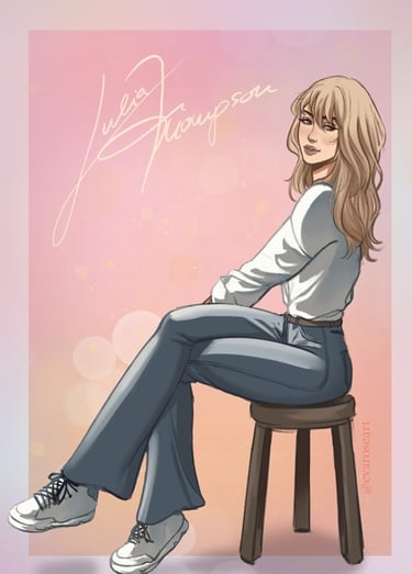 Charakterkarte von Julia Thompson
