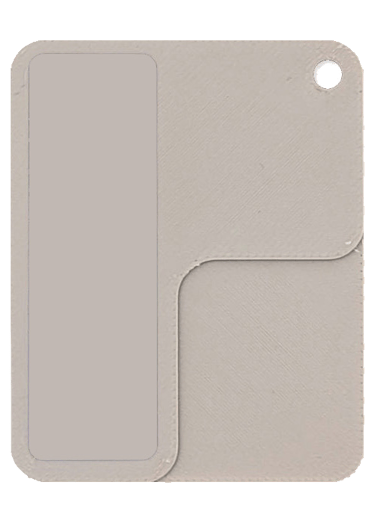 Wzornik koloru : Biel Tynku - używanego do druku naszych magnesów z Syrenkami Warszawskimi