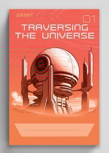 ubawi-Traversing-the-universe-01-sci-fi-illustrated-notebook-cover