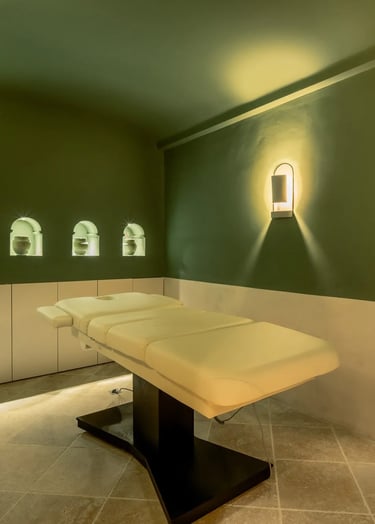 Massage room at Villa La Gratitud