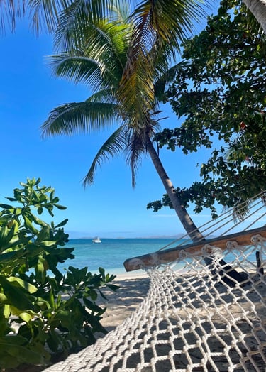 Relax en una hamaca en Fiyi