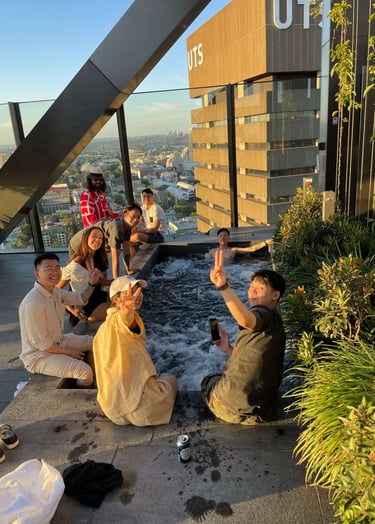 Rooftop with Sydney views