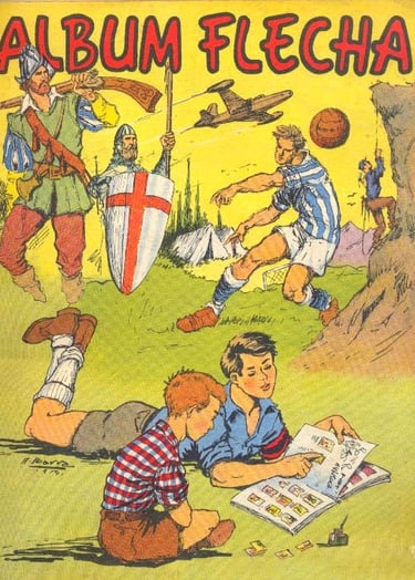 Album Flecha Spanish Sports card arrow album by Offset Workshops San Sebastian