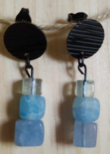 Bijoux Les Couleurs de Lo Aigue marine