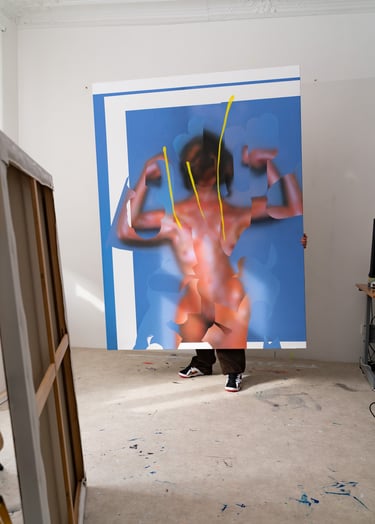 Hadas Patryk, at 21 we were immortal, large painting