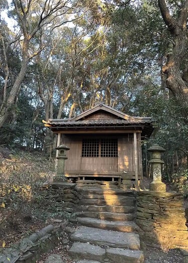 Karematsu Shrine in Nagasaki, a Shinto shrine historically connected to the Hidden Christian communi