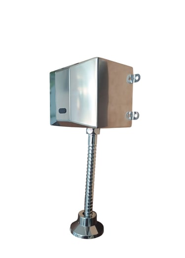 válvula para mictório com sensor aço inox samogin ms100i