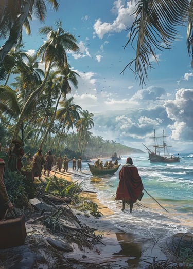 Cuban Shoreline, 1492