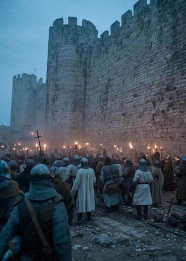 March of the Starving: Crusaders Circle Jerusalem