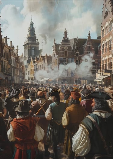 Haarlem Market Square, 1690