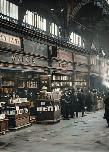 WHSmith Opens Its First Railway Bookstall