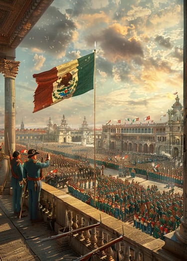 Mexico City, National Palace, 1821