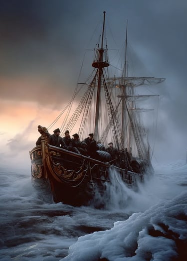 Tromøy Coast, Norway, 1768: Storm on the Skagerrak