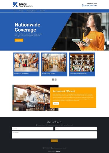 Website design example