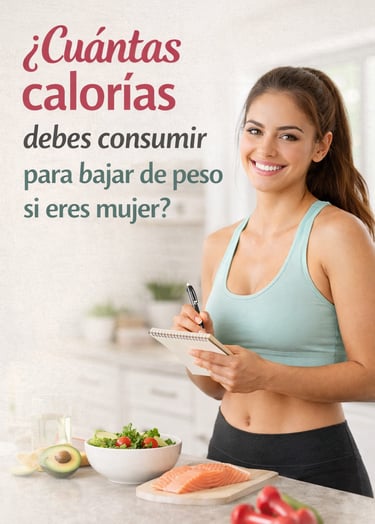 Conocer tus calorías diarias es el primer paso para bajar de peso de forma inteligente y sostenible.