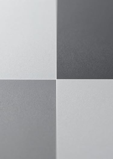 An abstract, high-quality macro shot of a design grid system overlaid on a smooth textured surface. The palette includes #1C2826 and #F0F4F4. The composition is geometric and precise, symbolizing structural clarity and professional craftsmanship.