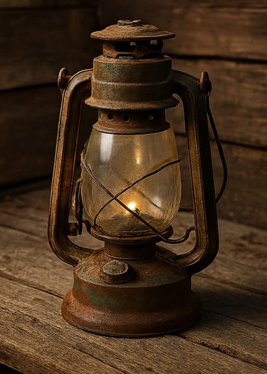 #antique kerosene lamp