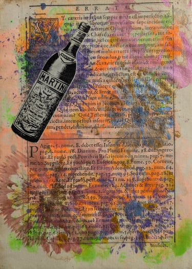 vintage collection - message in a bottle