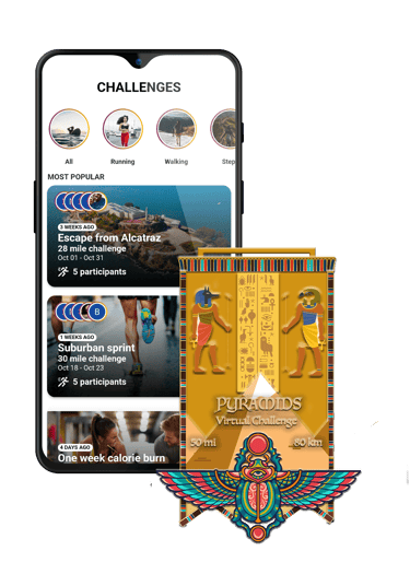 virtual challenge -  Pyramids of Giza