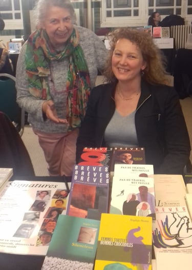 Sophie Stern, écrivaine, nouvelliste, romancière, Martine Delort édtirice,