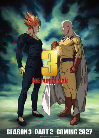 Nova arte promocional de One Punch Man
