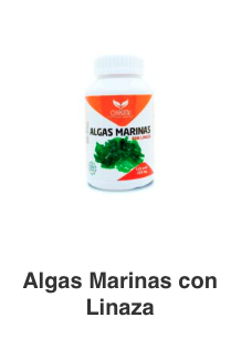 Algas marinas con linaza
