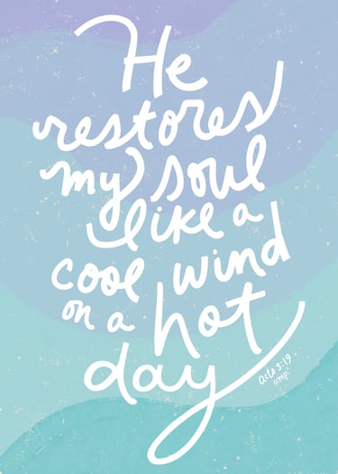 aqua Christian Art to Download