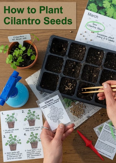 How to Plant Cilantro Seeds