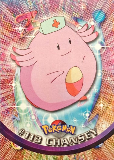 113 Chansey Topps Pokémon series 2 US