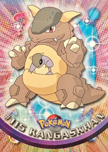 115 Kangaskhan Topps Pokémon series 2 US