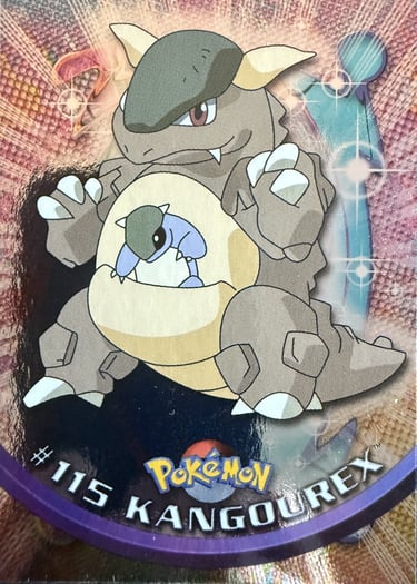 Kangourex topps série 2 foil