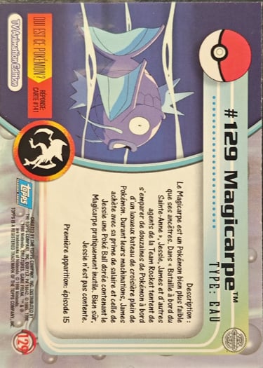Magicarpe topps série 2