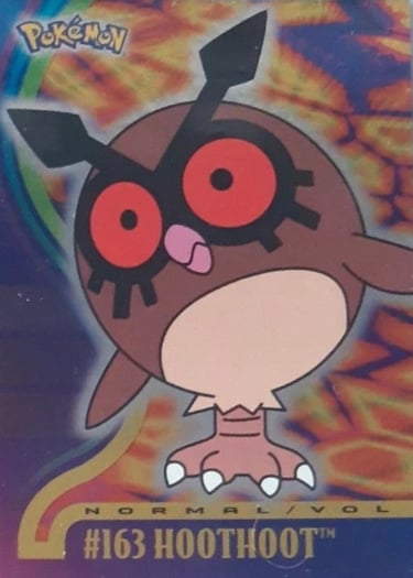 Hoothoot topps série 3 foil Jotho
