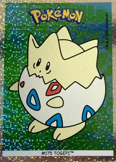 Togepi Dunkin Boomer 2001 foil