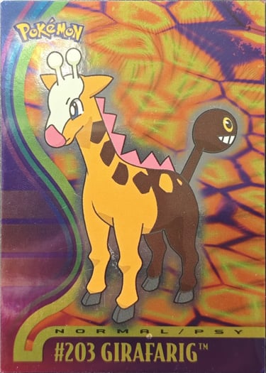 Girafarig topps série 3 foil Johto