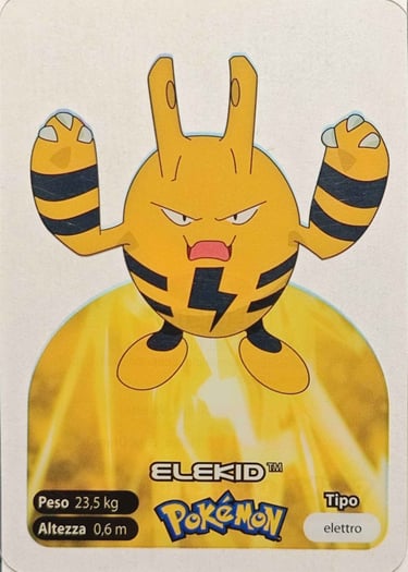 239 Elekid Lamincards spécial édition