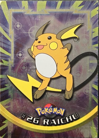 Raichu topps serie 1 foil