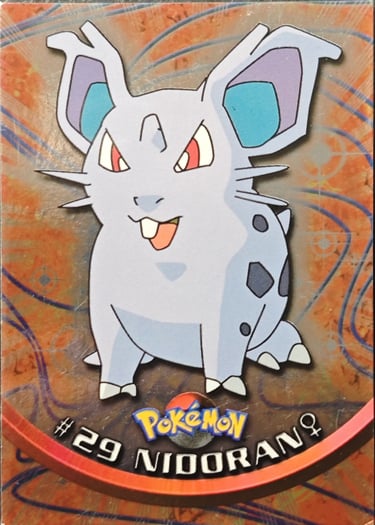 Nidoran 29 topps serie 1 foil