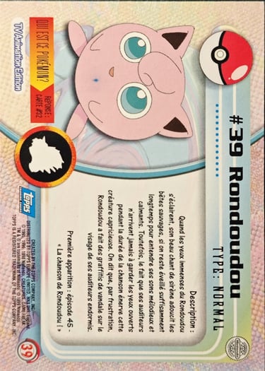 Rondoudou topps serie 1