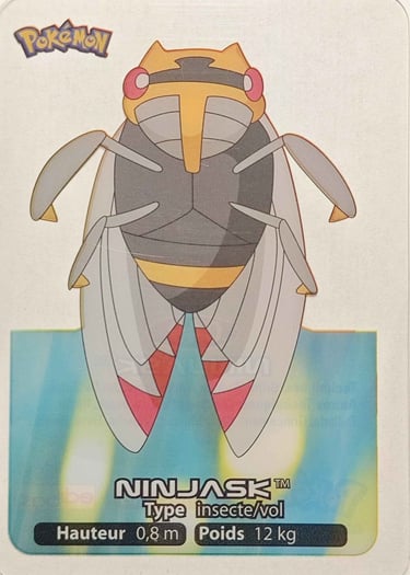 49 Ninjask Lamicards Pokémon série 3