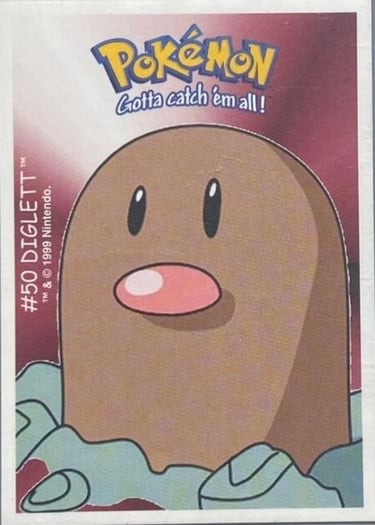 Diglett Dunkin Boomer 1999