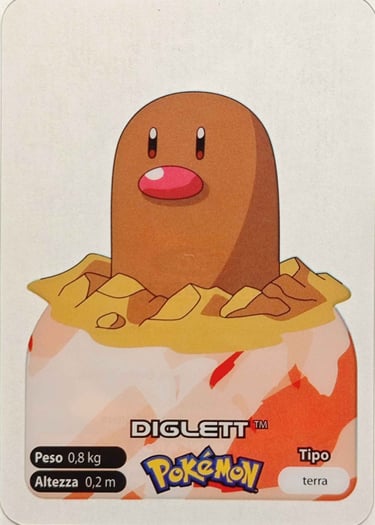 50 Diglett lamincards spécial édition