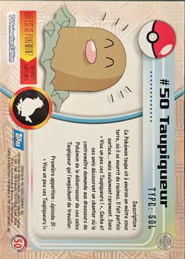 Taupiqueur topps série 1