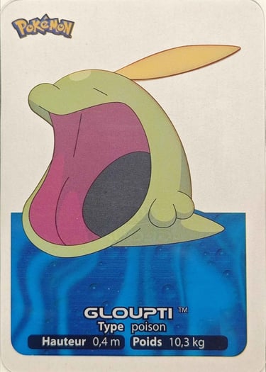 76 Gloupti Lamincards Pokémon série 3