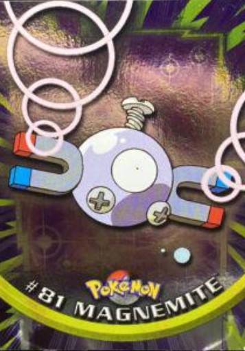 81 Magnemite Topps Pokémon series 2 US smooth foil