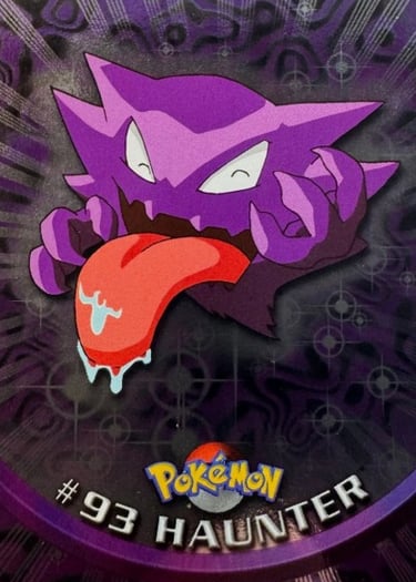 93 Haunter Topps Pokémon series 2 US smooth foil
