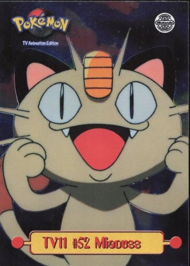 TV11 Miaouss topps série 1 foil